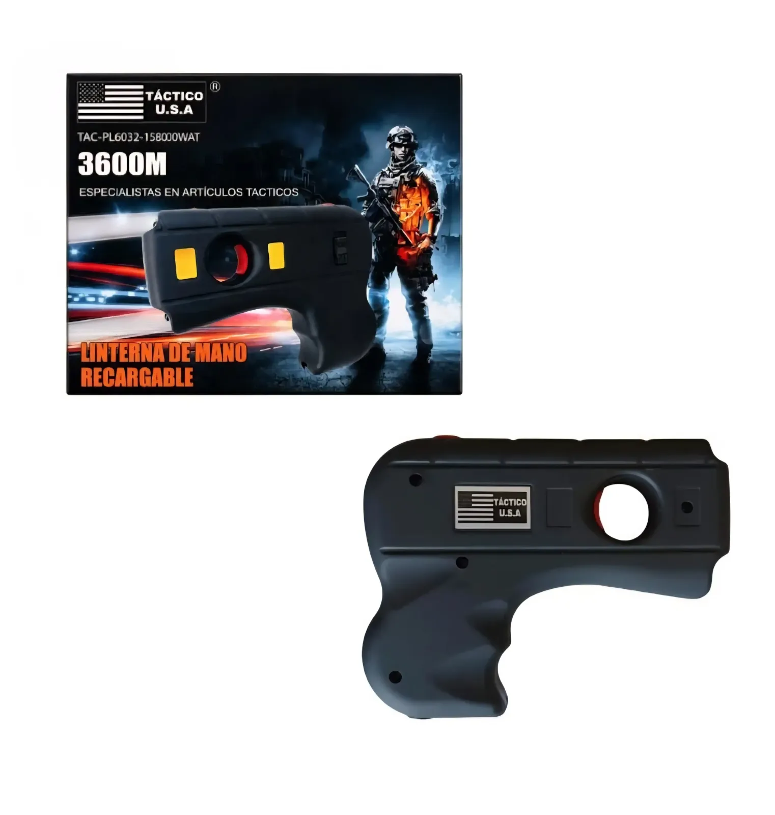 ELECTROSHOCK MODELO PISTOLA 2800v 4