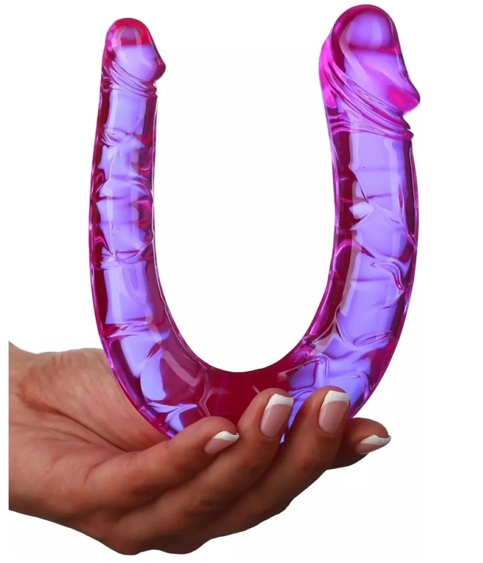 Double Mini Twin Head Jelly Penis Dong 4
