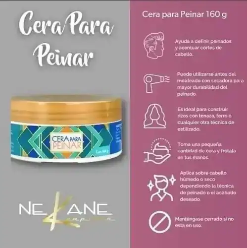Cera para peinar NEKANE