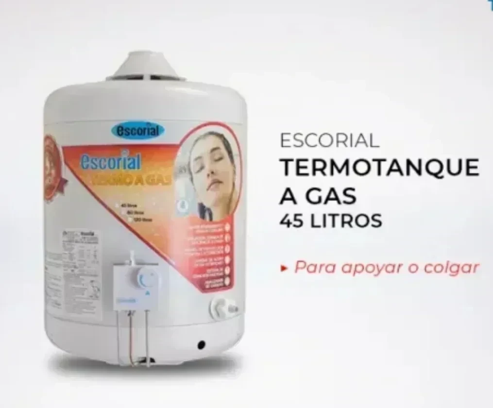TERMOTANQUE A GAS ESCORIAL 45L