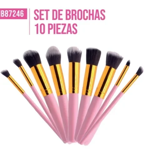 BROCHAS X 10 UNIDADES PINK21 