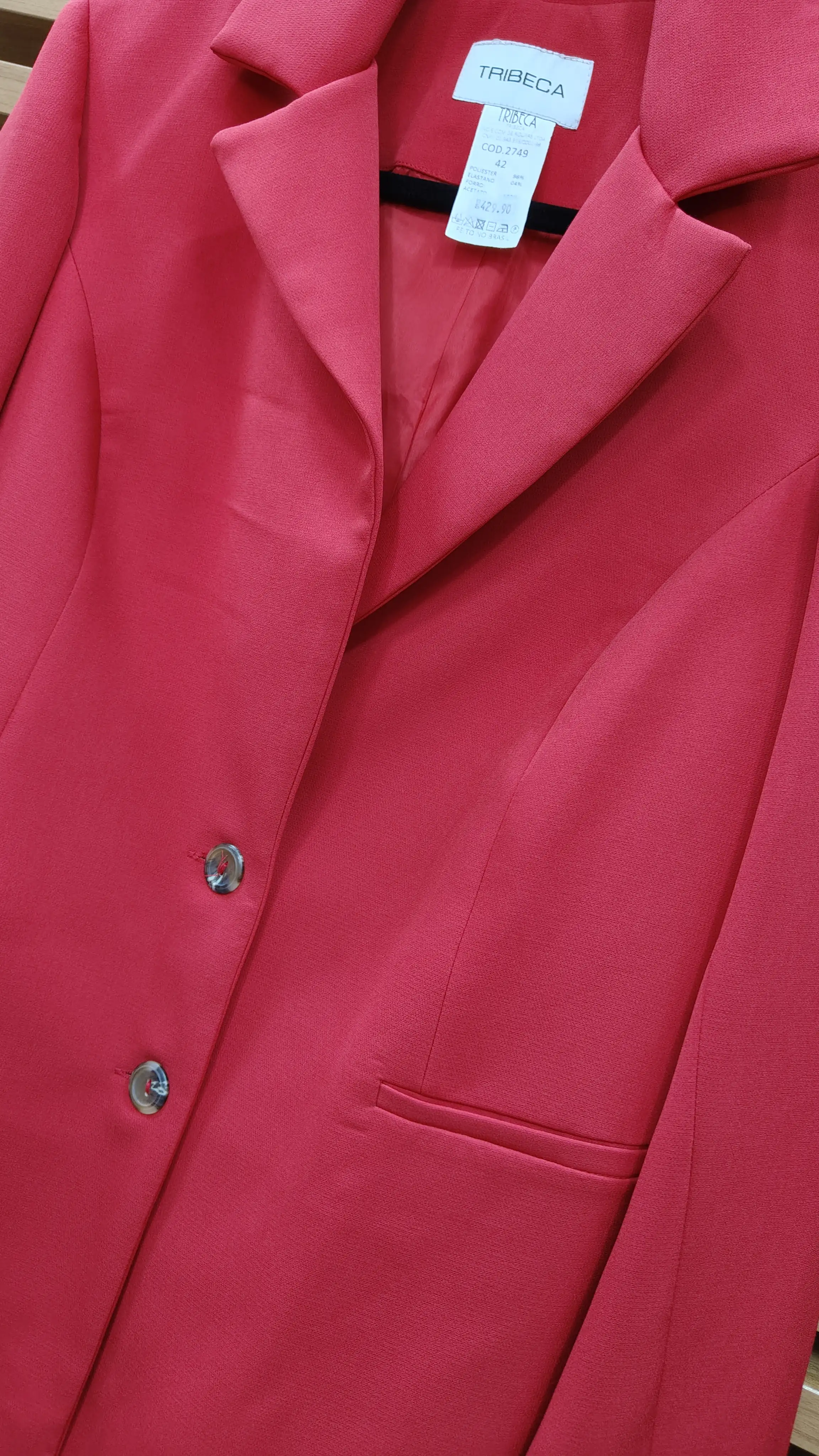 Blazer Tribeca Modern Vermelho 2