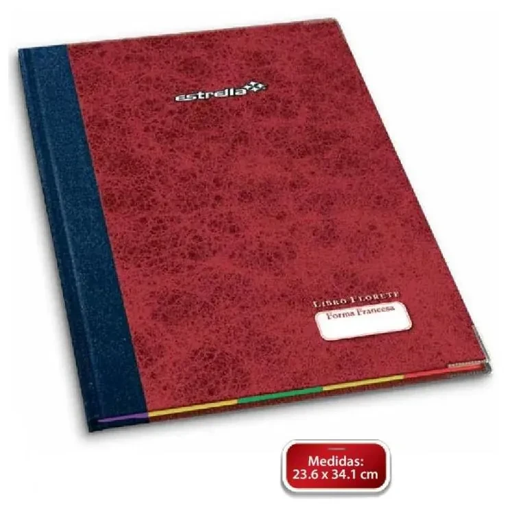 Libro florete con 96 hojas  6