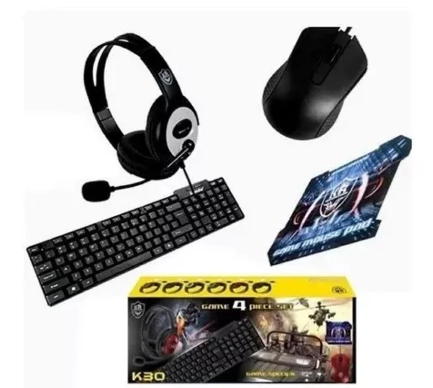 Combo Teclado X4 Accesorios K10 4