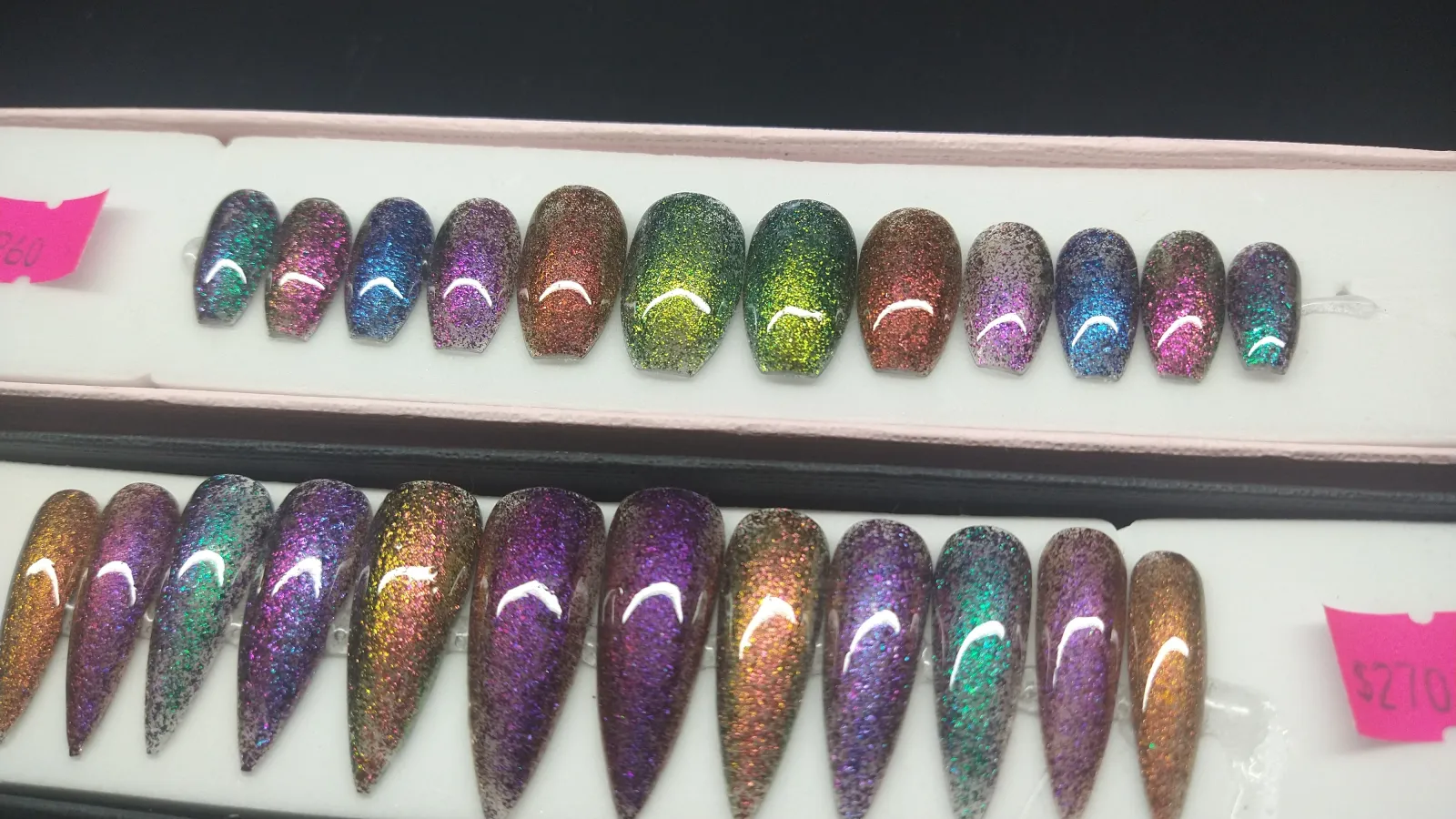 Uñas camaleón cambian de color 3