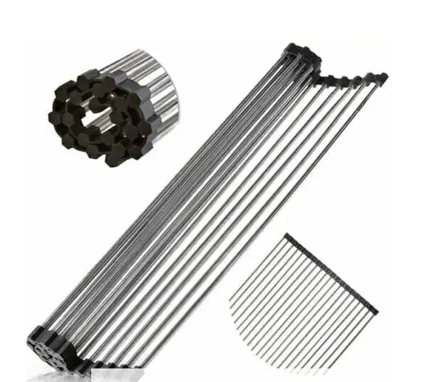 Escurridor Plegable De Acero Inoxidable  3