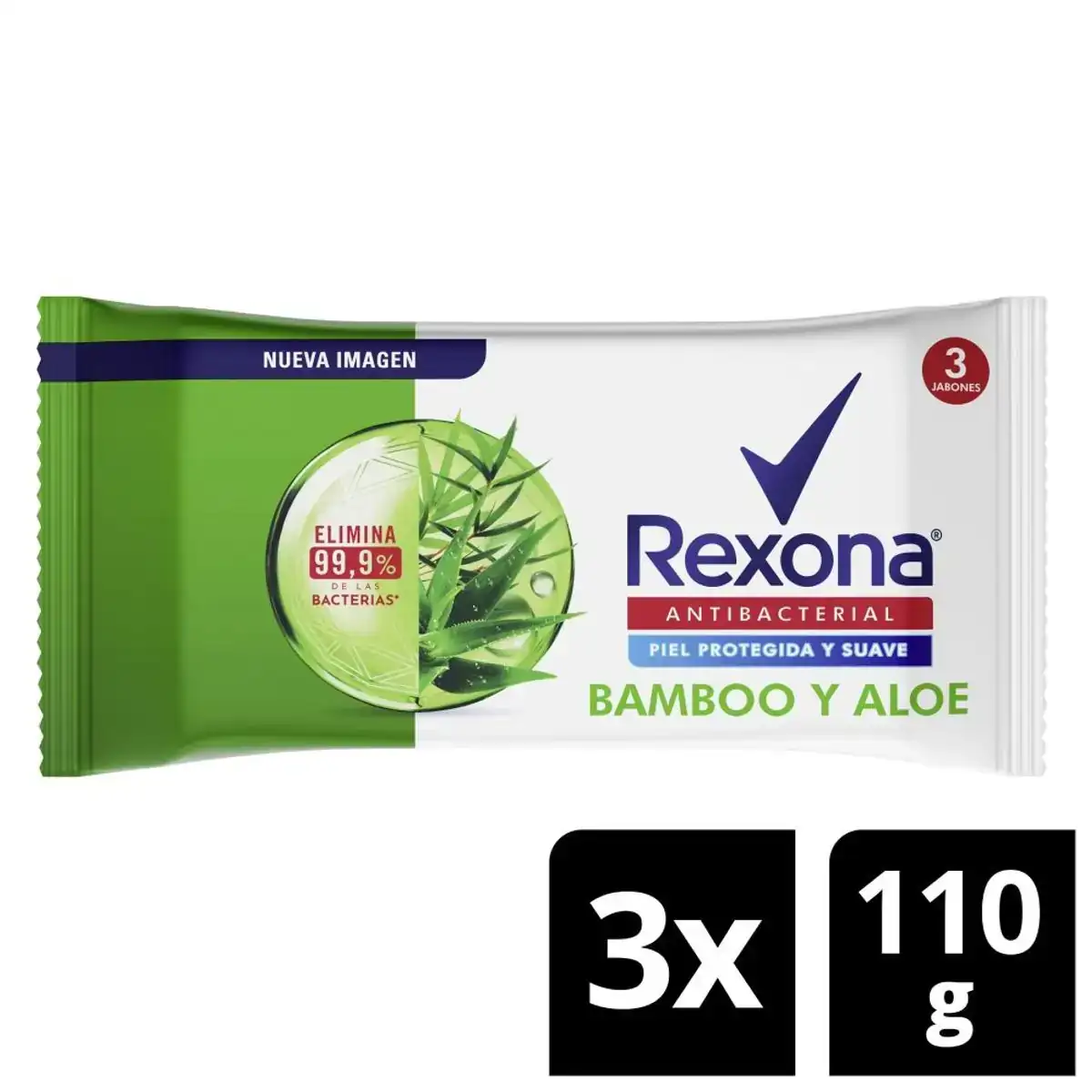 Jabón Rexona Bamboo x 3 - 110g c/u