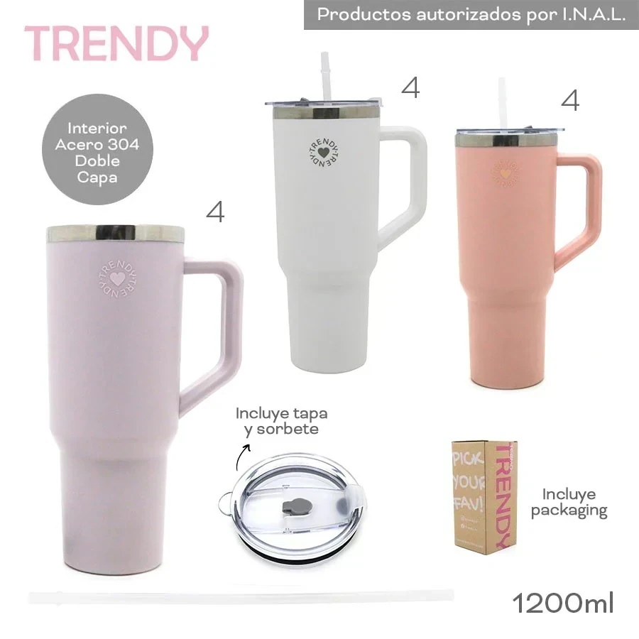 Vaso termico trendy 1200ml 17088