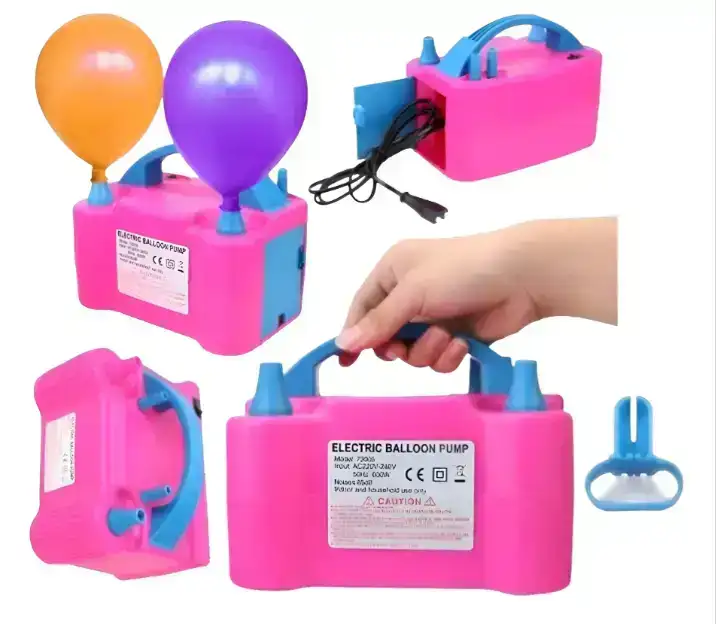 Inflador eléctrico + anudador de regalo 3