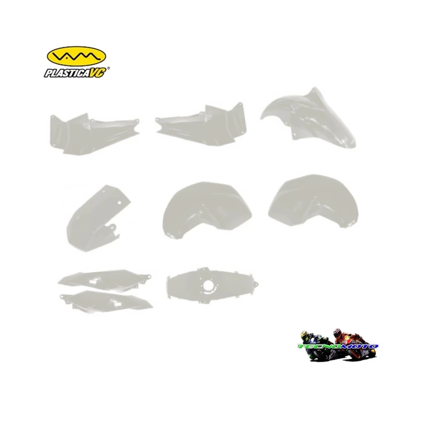 KIT PLASTICOS YAMAHA 160 FZ (9PCS) BLANCO -49450