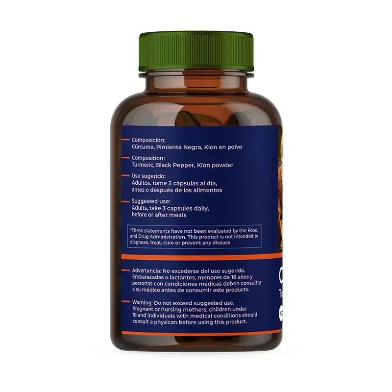 Curcuma 100 capsulas 500mg LN 2
