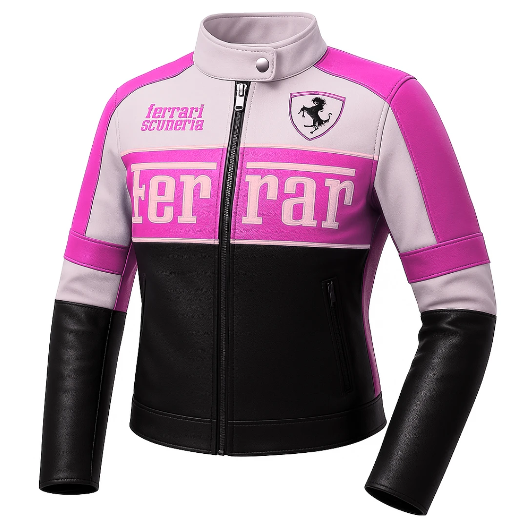Chaqueta Dama motera ferrari