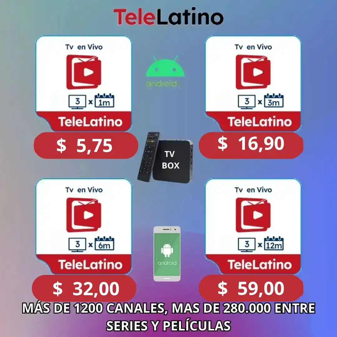 Tele Latino 3 Dispositivos y 6 Dispositivos 2