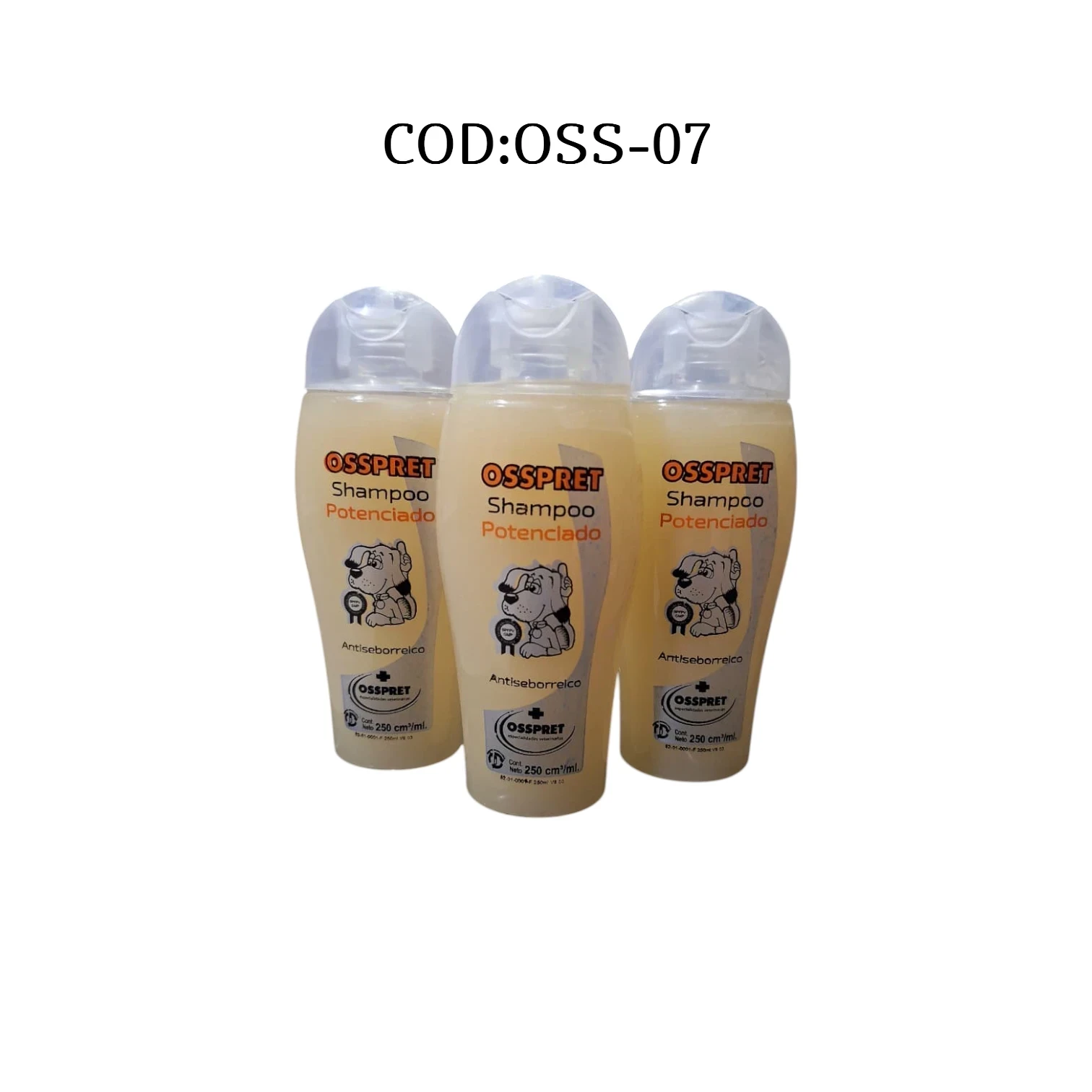 SHAMPOO OSSPRET POTENCIADO ANTISEBORREICO 