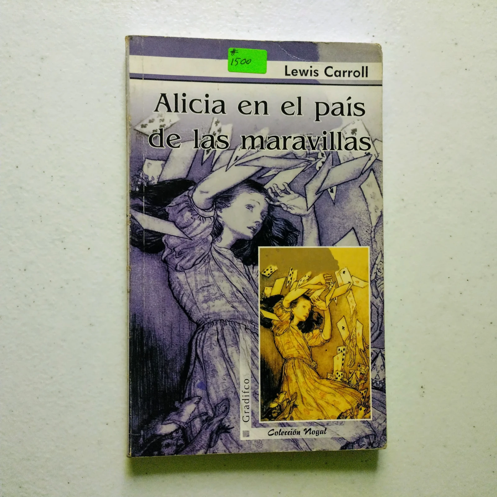 Alicia en el país de las maravillas, Lewis Carroll, usado