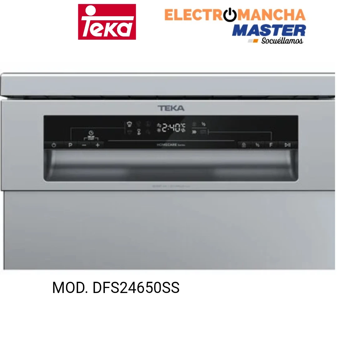 LAVAVAJILLAS TEKA DFS24650SS INOX 45 CM. CLASE E 3