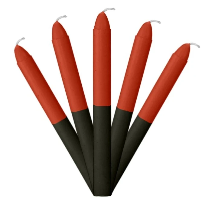 Vela Combinada Rojo Negro Nº4