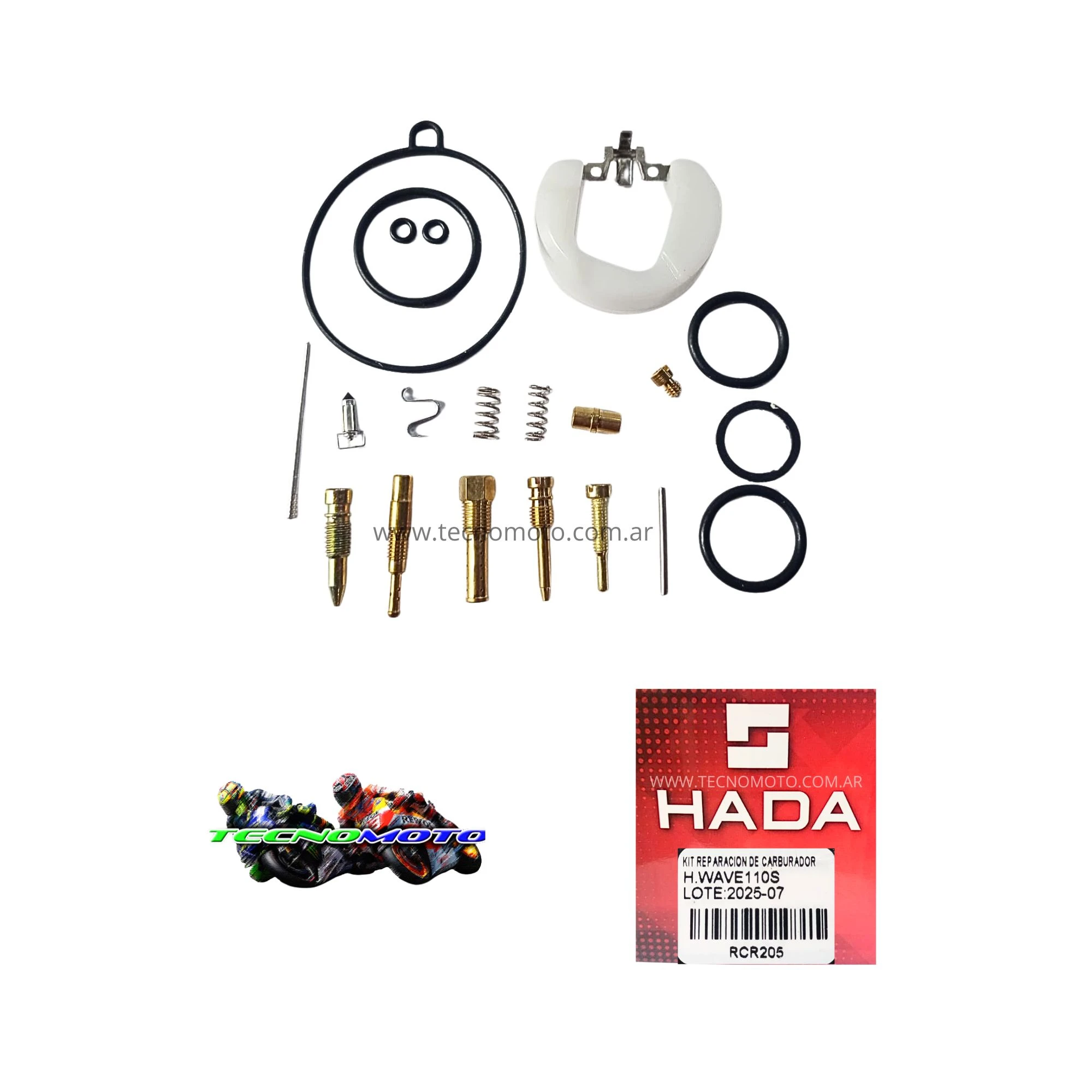 KIT REP.CARBURADOR HONDA 110 WAVE S C/FLOTANTE   -49716