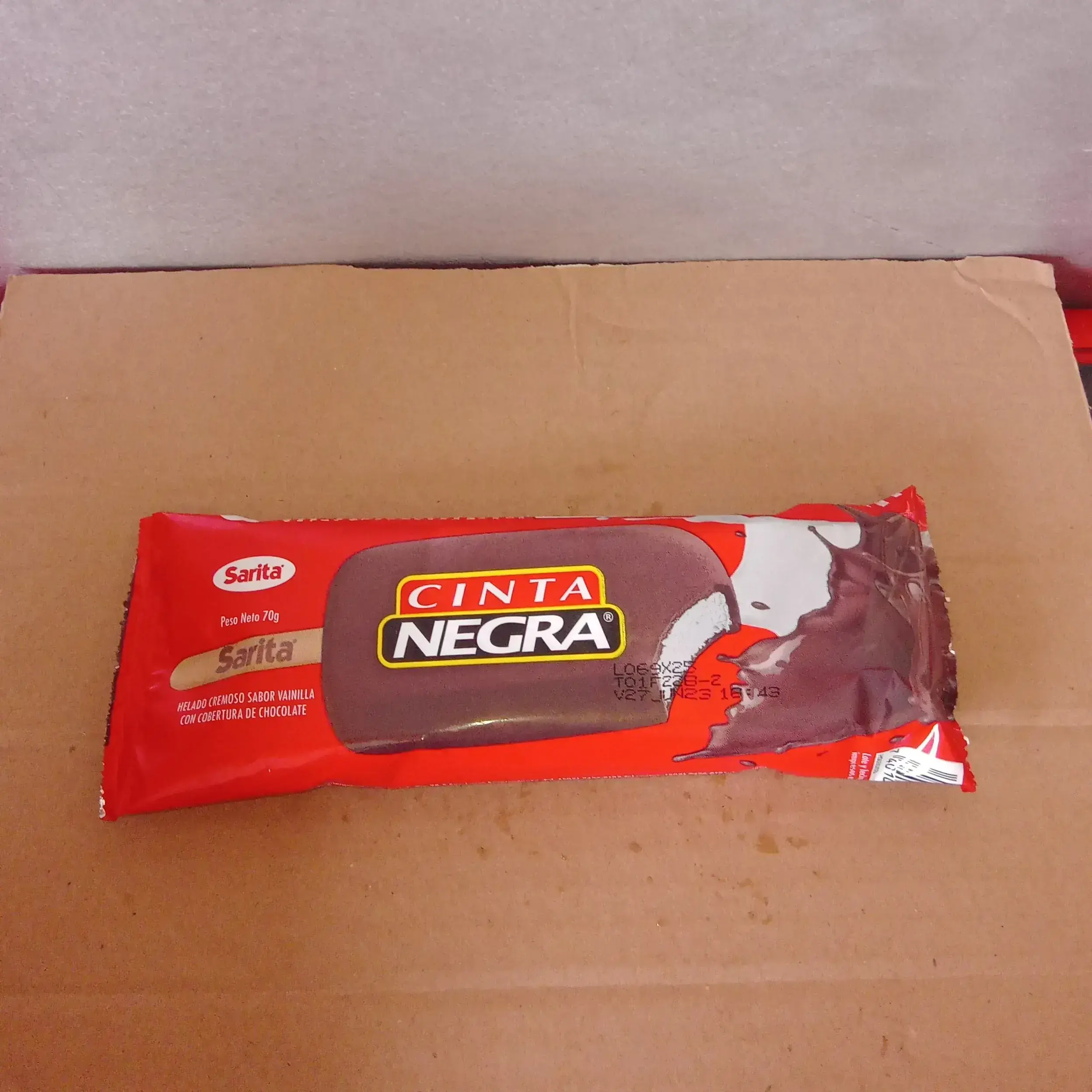 Helado cinta negra 70 g
