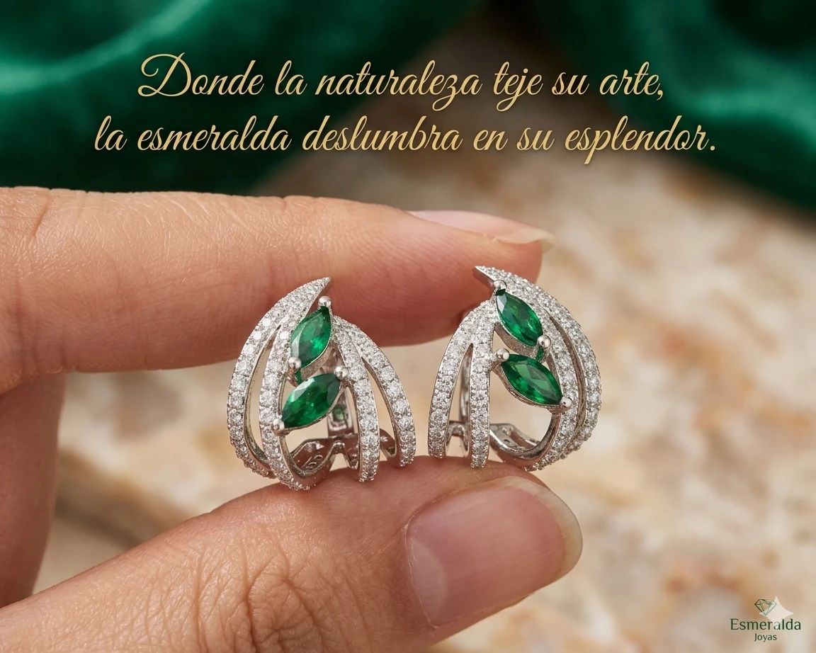 Aretes Esmeralda 
