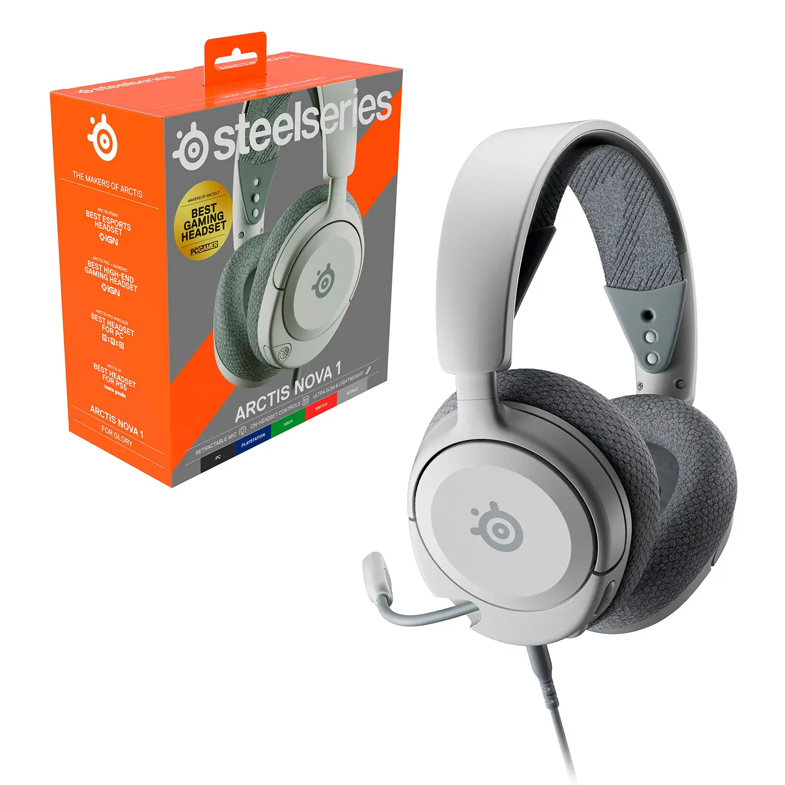 Steelseries Arctis Nova 1 blanco 