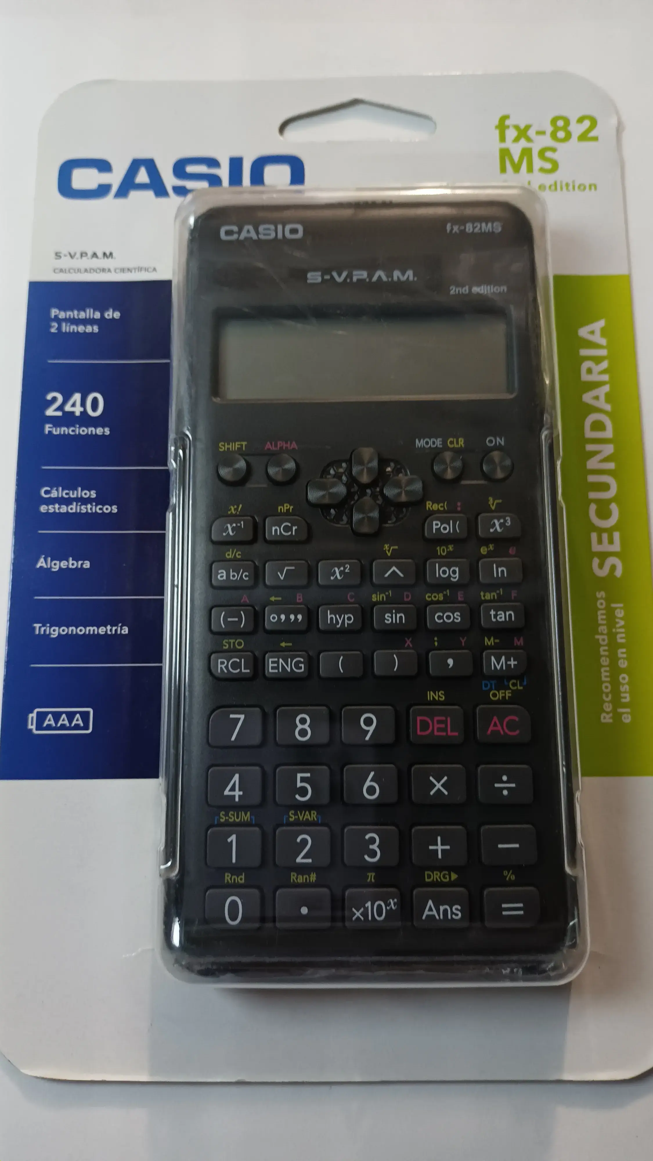 CALCULADORA CIENTIFICA CASIO FX-82MS