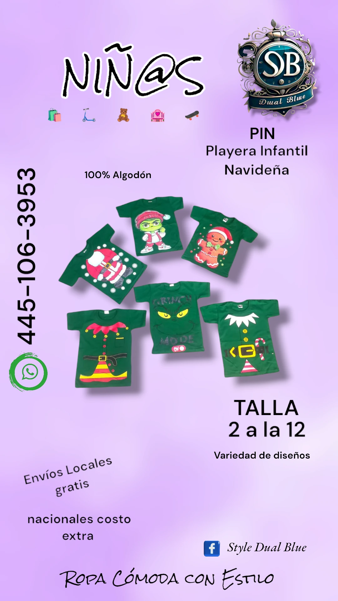 Playera Infantil Navideña 5