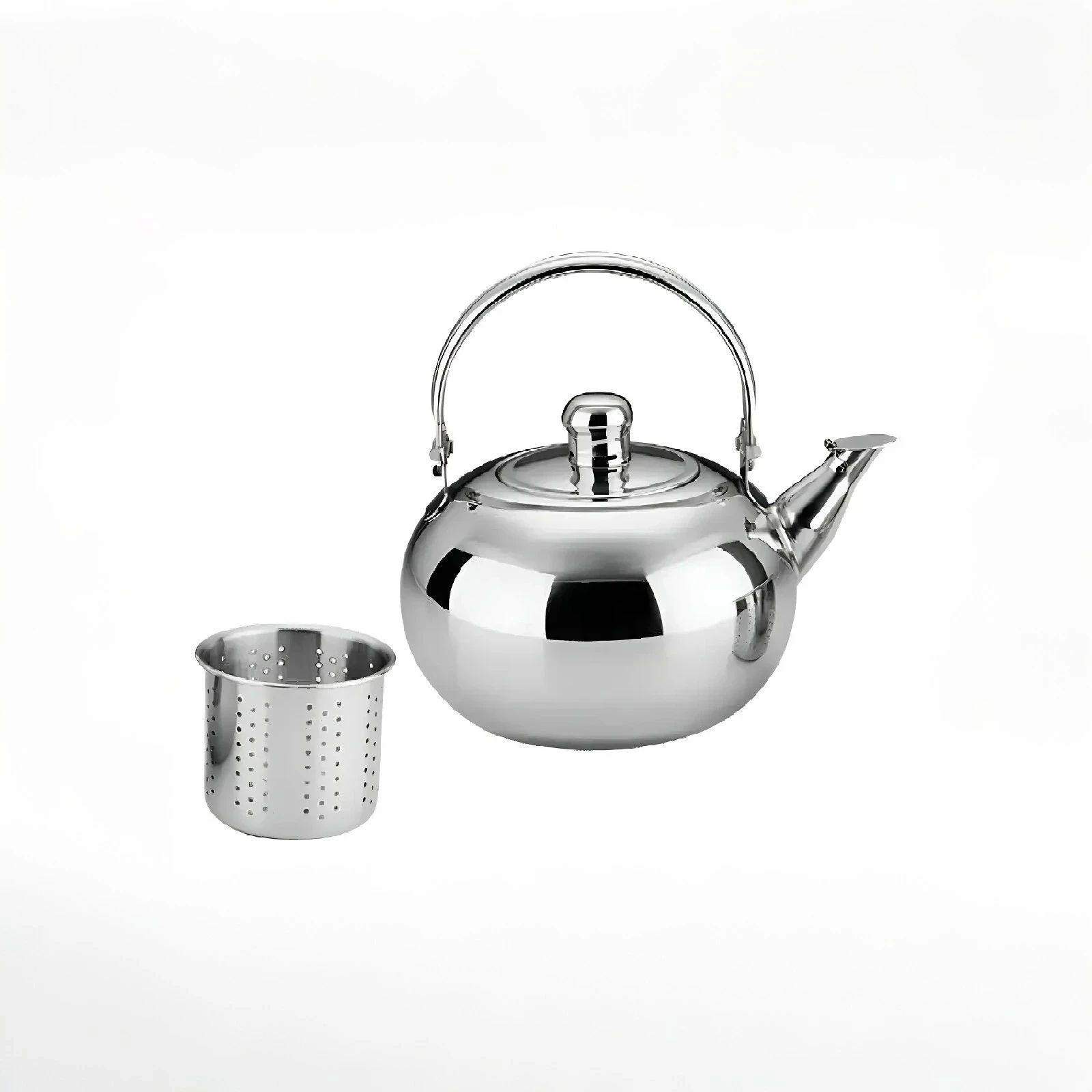 Tetera 600ml Acero Inoxidable Con Filtro Té Infusiones Agua