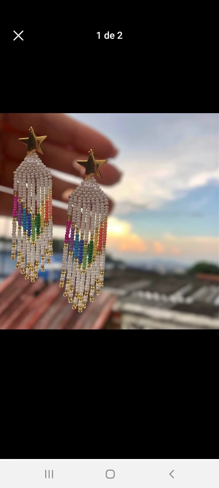 Aretes en flecos  6