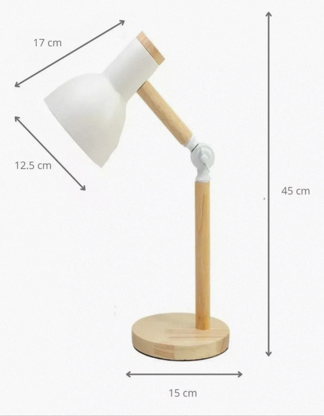 Lámpara de Escritorio Tipo Madera  9