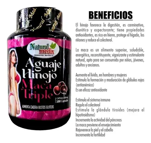 Aguaje Hinojo Maca Triple  3