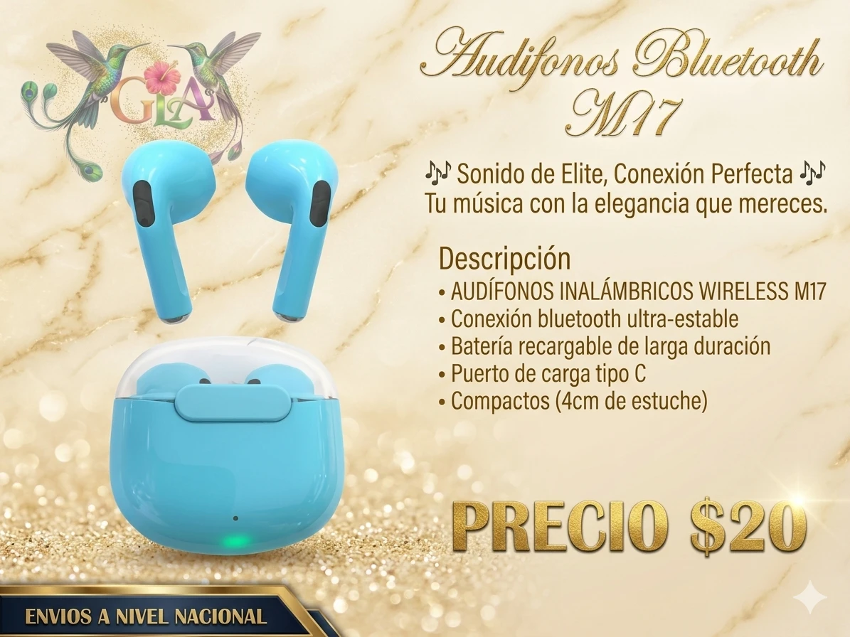 Audífonos Bluetooth m17