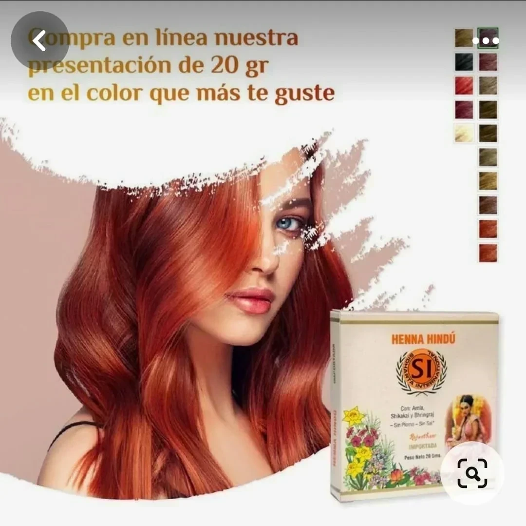 henna indu x20 gramos