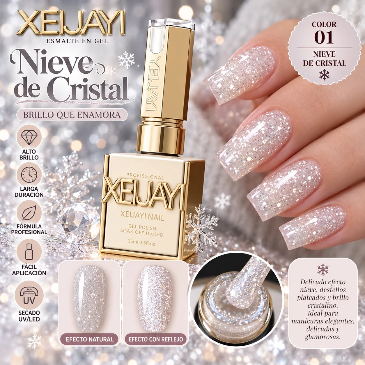 xeijayi esmalte semi escarchado caramelo de fantasia-tono 01.jfif
