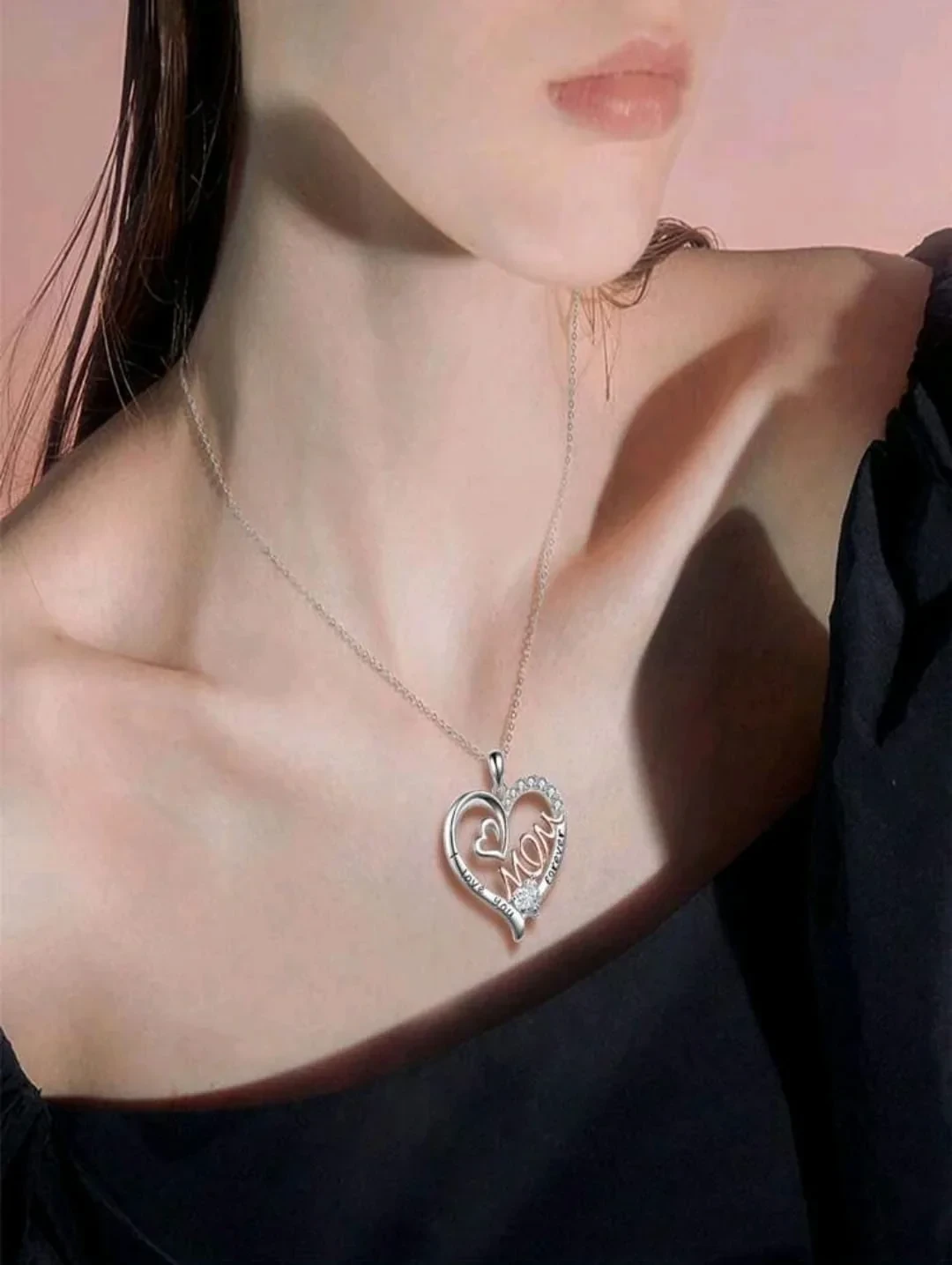 Collar de fantasía fina para mamá 3