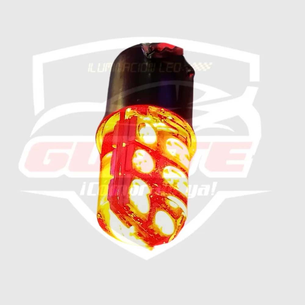 LUCES DOBLE CONTACTO GEL ROJAS  4