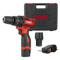 Taladro Percutor A Bateria 12v Omaha Rojo 12v 5 Ah