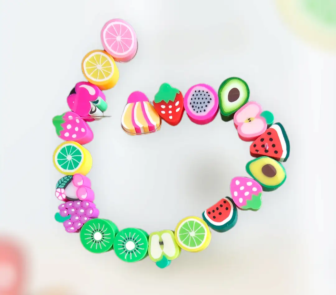 Fimo frutas diversas