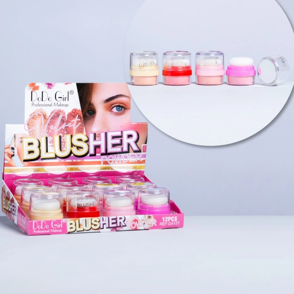 Set 4 Blush en Polvo DoDo Girl 3