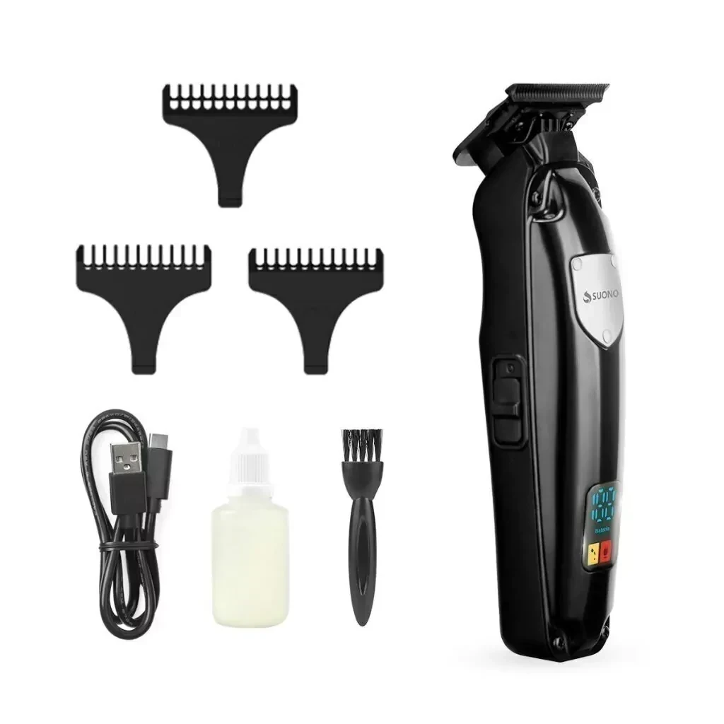  Corta Barba SUONO HAIR TRIMMER con Cuchillas de Precisión 4