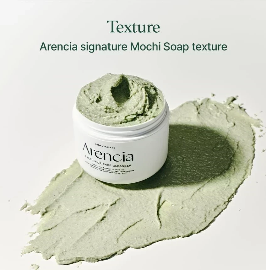 Arencia fresh green rice mochi cleanser. 120 gr. ☺️
