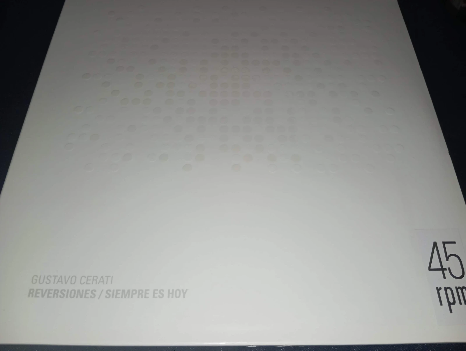 Gustavo Cerati - Reversiones/Siempre Es Hoy (EP VINILO)(ARGENTINA)