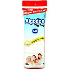 ALGODON &nbsp;ZIG ZAG BOL X 100 GR MK