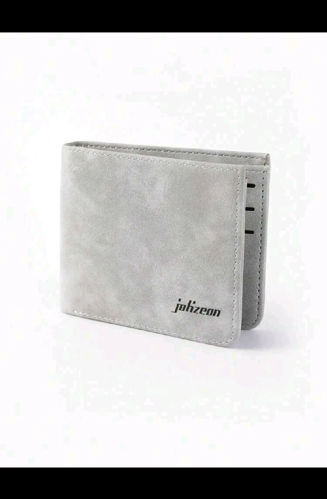 Billetera Ultra Delgado de Caballero con Textura Gamuzada