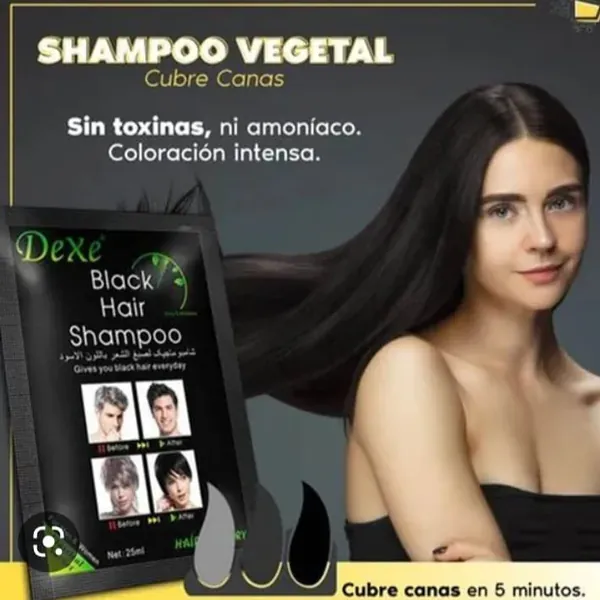 Shampoo cubre canas