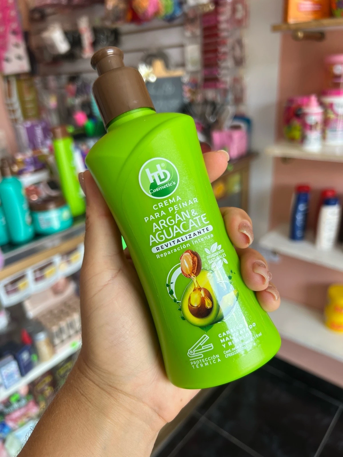 crema para peinar Argan y Aguacate