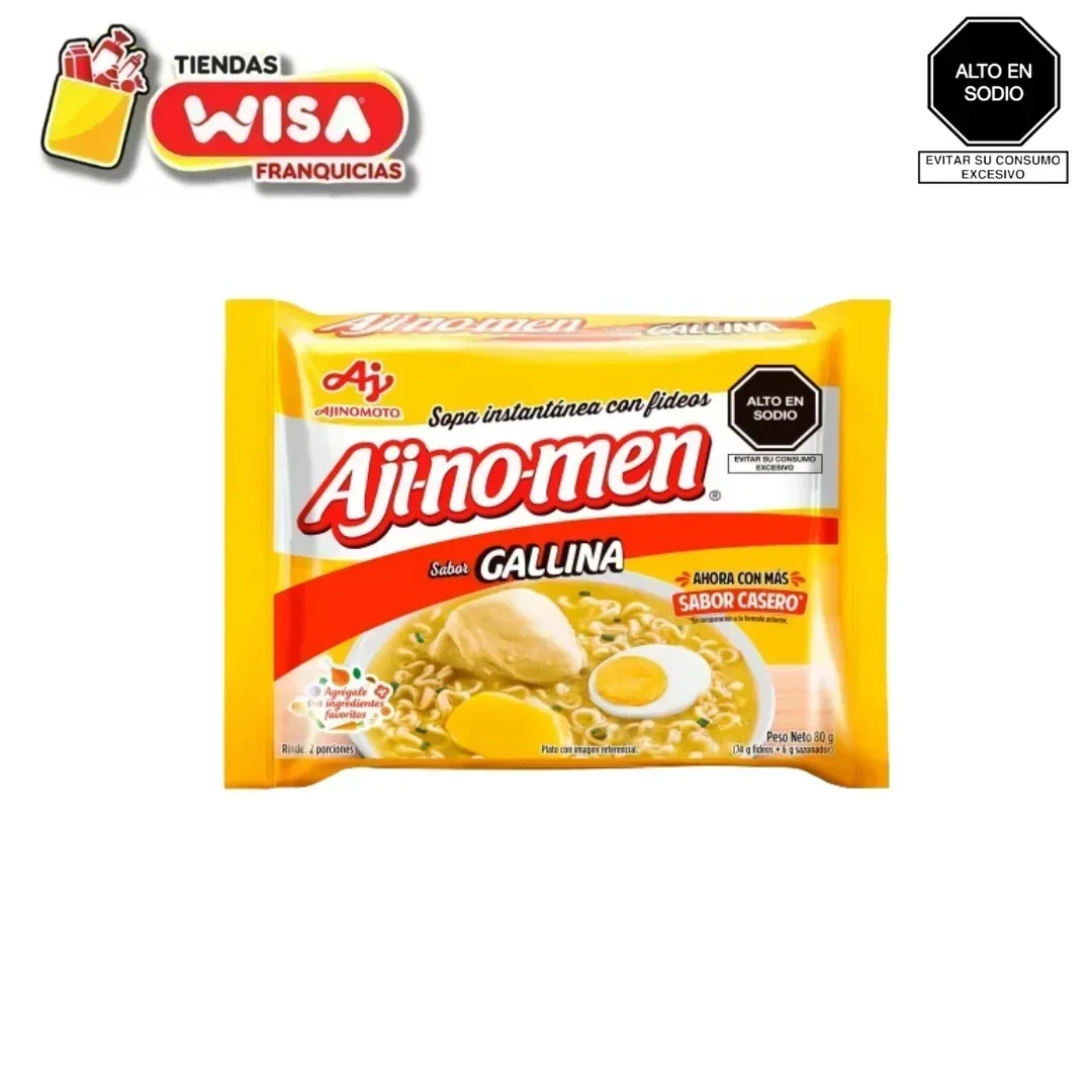Sopa Ajinomen Instantánea Gallina 80 G