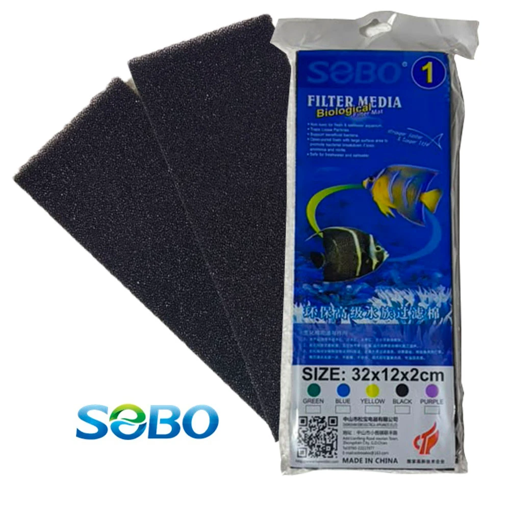 Esponja Biologica Sobo 2 Piezas 32x12cm Negro