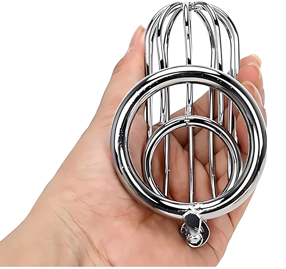 Chastity Metal Cage Men 3