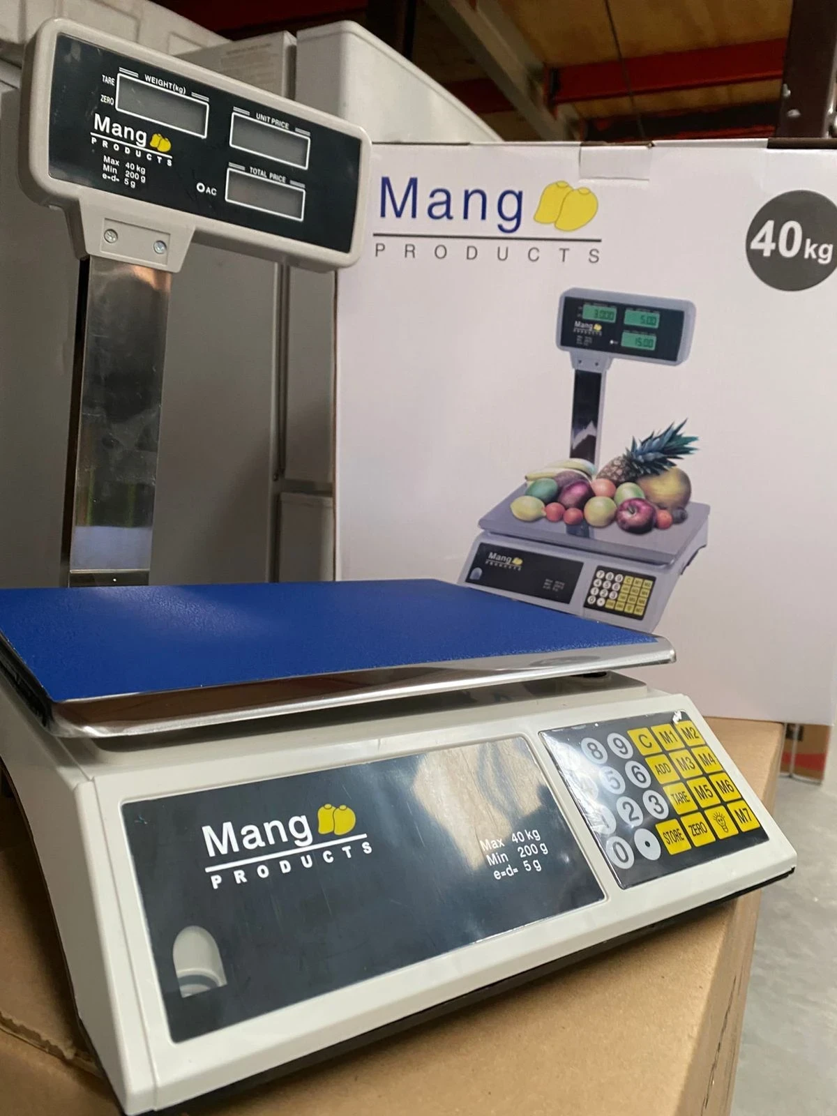 BALANZA COMERCIAL MANGO 40KG CON MASTIL